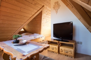 Forster House пәтеріндегі жатын бөлме